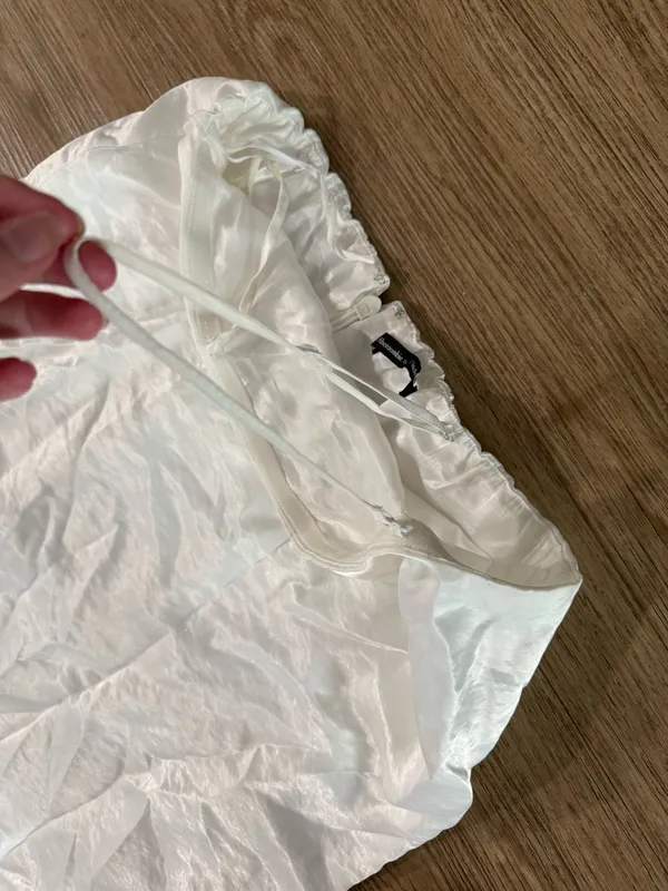 Abercrombie White Maxi Dress - Image 4