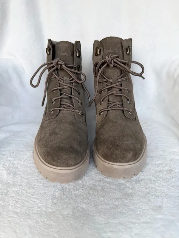 Timberland Women's Carnaby Cool 6" Boot Ankle, Olive Suede, Size 10 - Image 3