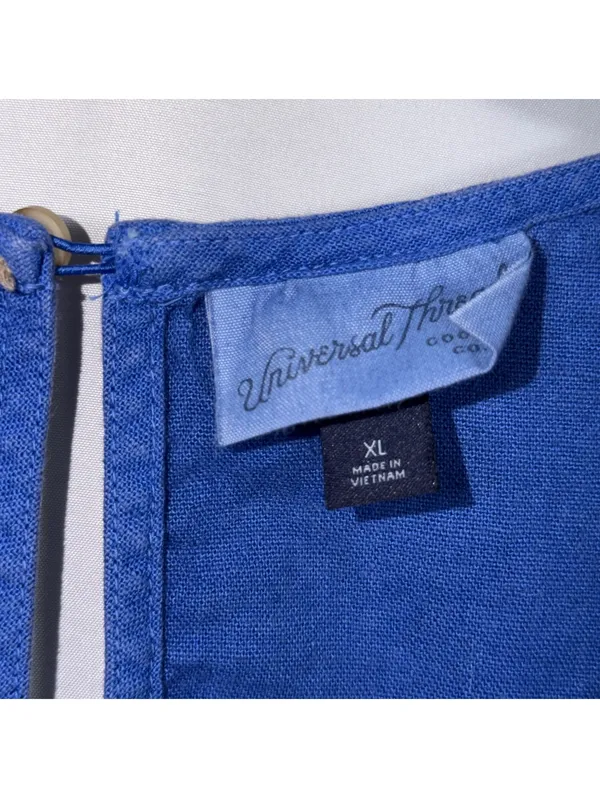 Universal Threads Blue Sleeveless Wide Leg Jumpsuit Women’s XL Cutout Back - Image 5