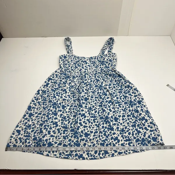 Reformation Serene Dress Womens Size 6 Rainey‎ Blue White Mini Festival *FLAW - Image 6