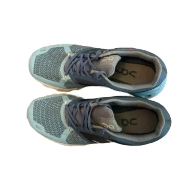 On Running Cloudflyer Sneaker Slate/Flash 9.5 Blue - Image 2