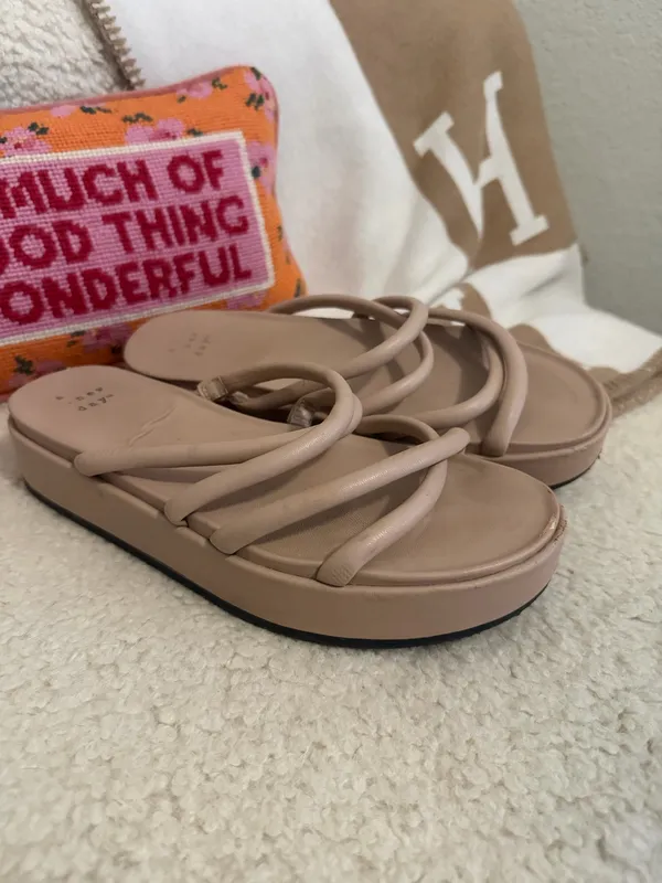 A New Day Nude platform sandals - Image 2