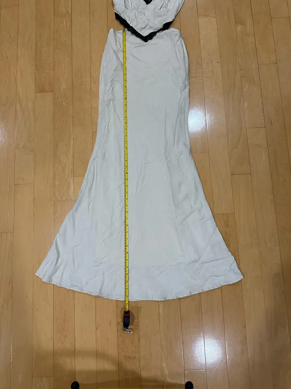 Princess Polly keila lace trim beige and black maxi dress - Image 7