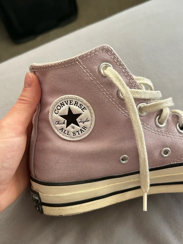 Purple High-Top Converse - Image 3