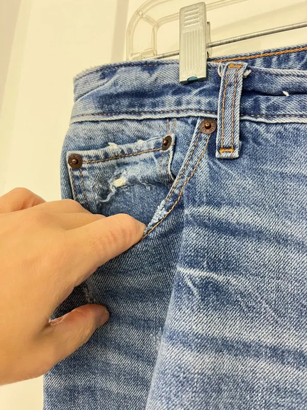 Abercrombie & Fitch Size 30 (10R) Annie High Rise Girlfriend Jeans - Image 6