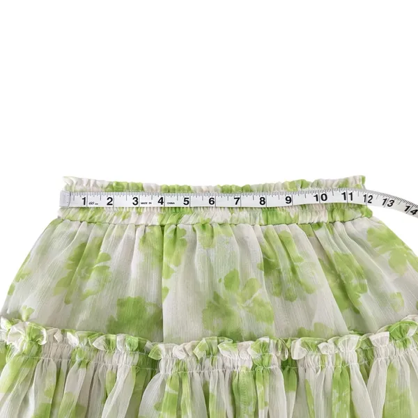 MISA Los Angeles Marion Skirt‎ Honeydew Blossom - Image 10