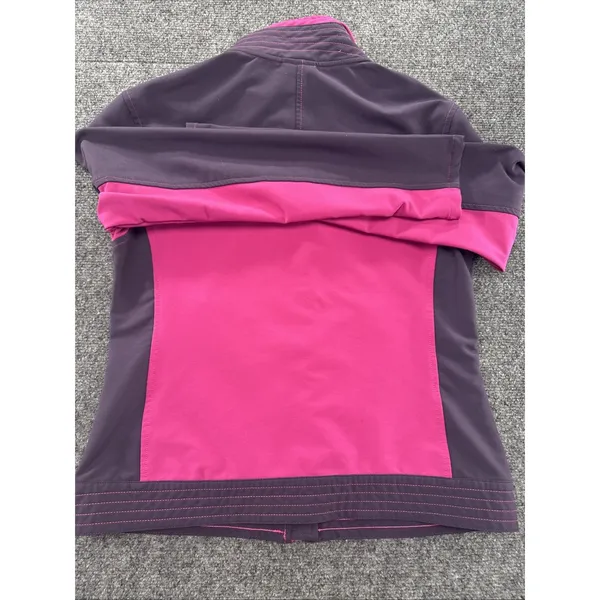 New Balance Womens S Pink Purple Softshell Full Zip Athletic Jacket WALJ6101 - Image 7