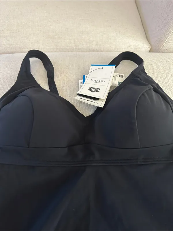 Arena Bodylift Tankini Manuela Bodylift Adj. Two Piece Black, Size 34, NWT - Image 12