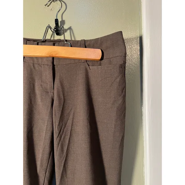 The Limited Women's Size 00 Short Drew Fit Dress Pants Trousers Chocolate Brown - Image 6