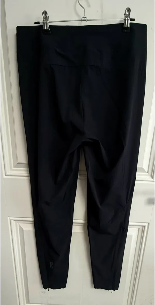 On Running Women's Lightweight Pants Black Size S - Elastic Waist Ankle Zip - Image 12