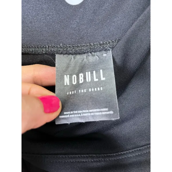 NOBULL Black High Rise Cropped Leggings Women's Medium Athletic‎ Workout - Image 7