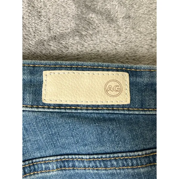 AG Adriano Goldschmied The Jodi Crop‎ Jeans 27 High Rise Slim Flare Distressed - Image 10
