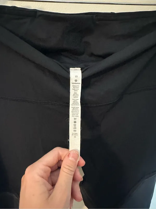 Lululemon color me ombre 28” tights black grey 10 - Image 3