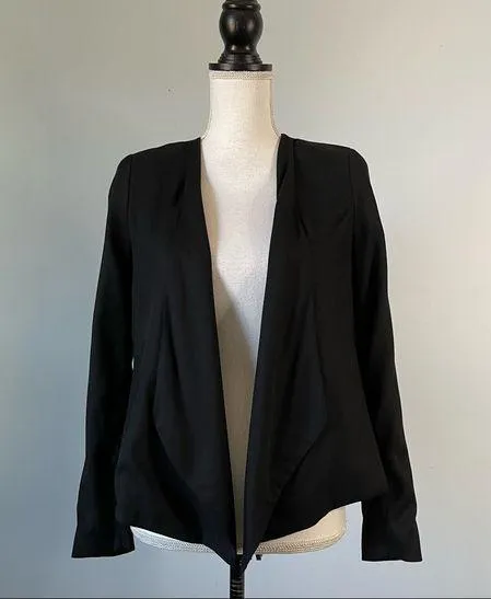 H&M | Black Open Style Blazer Sz 2 - Image 2