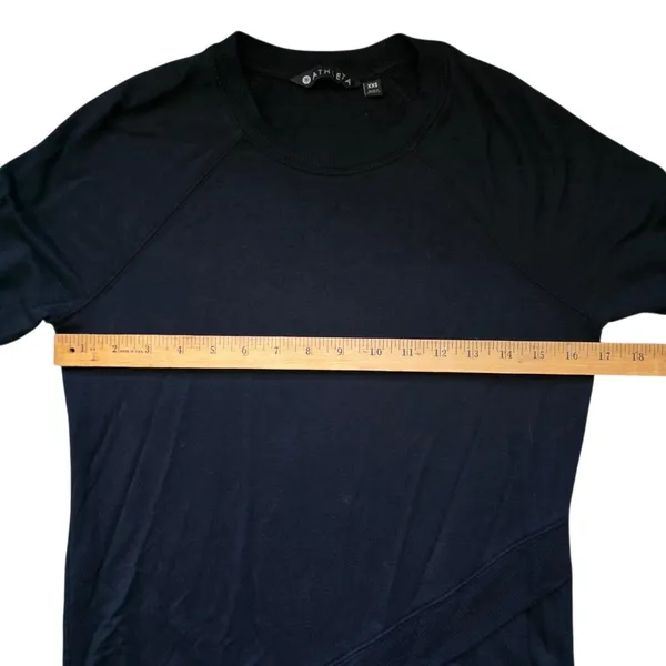 Athleta Serenity Criss Cross Long Sleeve Sweatshirt Sz XXS Lightweight Athletic - Image 9