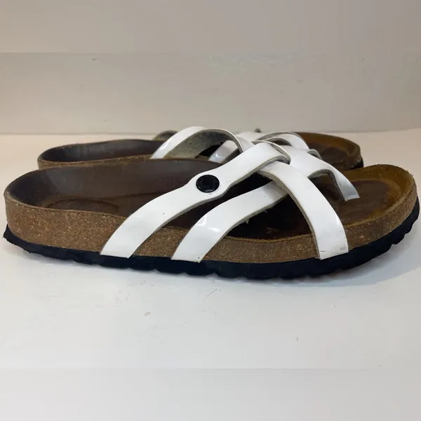 Betula by Birkenstock Women’s‎ White Strappy Sandals Size 6-6.5 (37) - Image 4