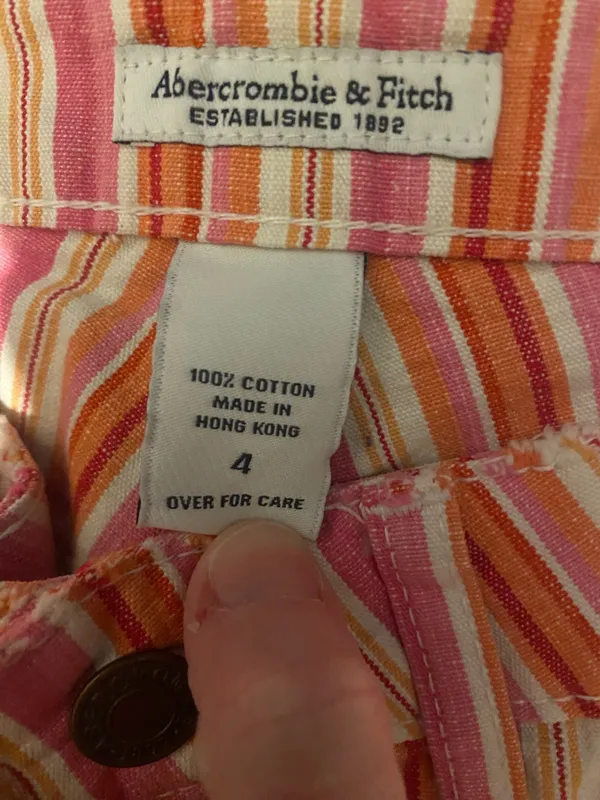 Vintage Abercrombie and Fitch striped pants - Image 4