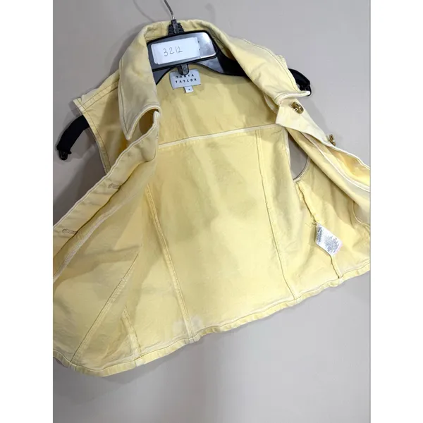 Tanya Taylor Parton yellow Vest Size 4 - Image 5