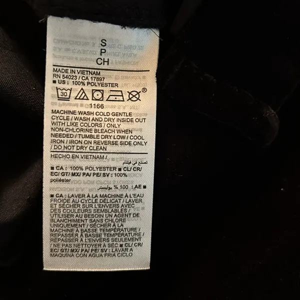 Old Navy Black Extra High Rise Velvet Wide Leg Pants(Size Small) - Image 6