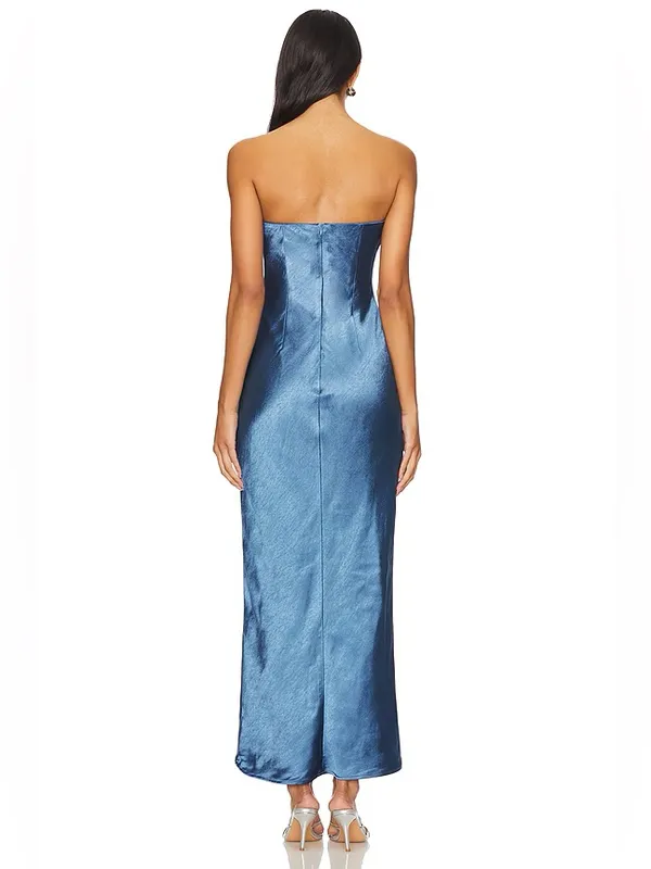 MORE TO COME Emma Strapless Maxi Dress - Image 3