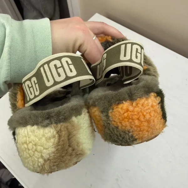 Ugg Fluff Yeah Slide Cali Collage Olive (camo) size 8 - Image 11