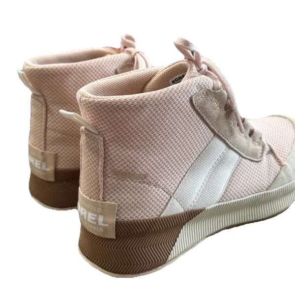 Sorel Out N About III Mid Women's 8.5 Pink White Waterproof Sneaker Boots - Image 6