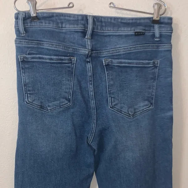 Risen Jeans Relaxed High Waist Stretch Jeans 7/28 - Image 8