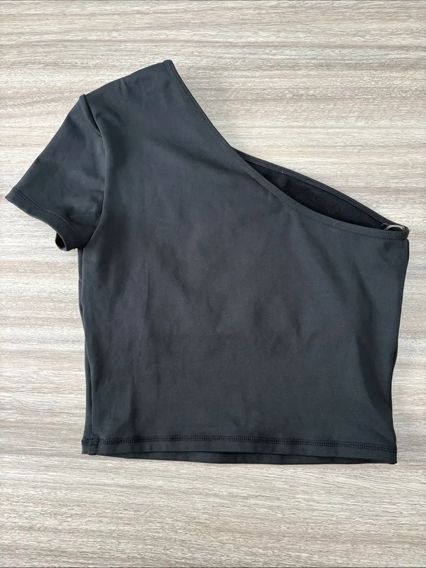 Jo + Jax One Shoulder Performance Dance Top Women Size 2-4 Small - Image 2