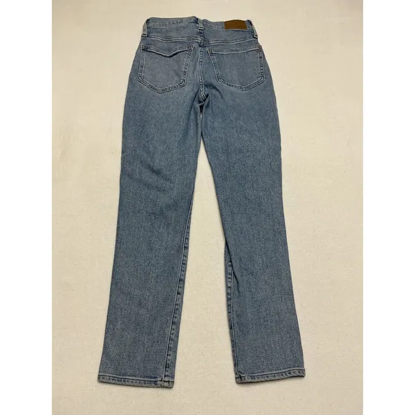 Madewell The Perfect Vintage Jeans Womens 24 HighRise Straight Distressed DM5592 - Image 2
