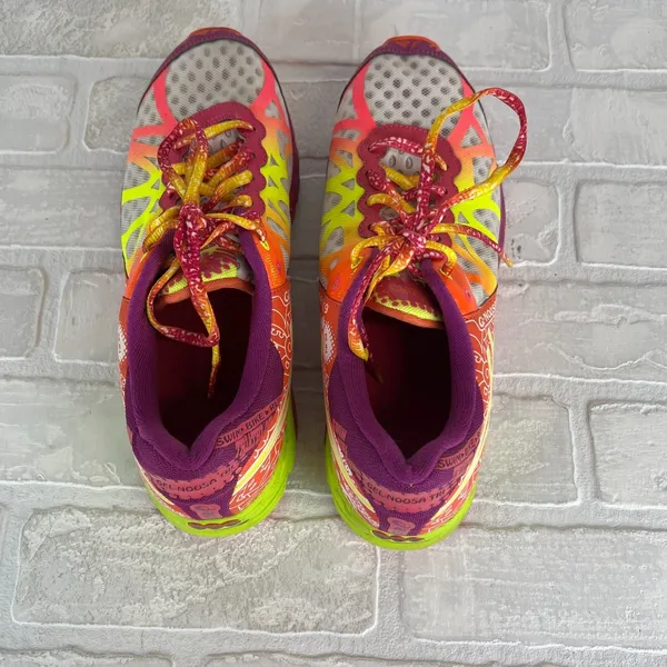 ASICS GEL Noosa Tri 9 Womens 9.5 Running Shoes Neon Multicolor‎ Triathlon T458N - Image 3