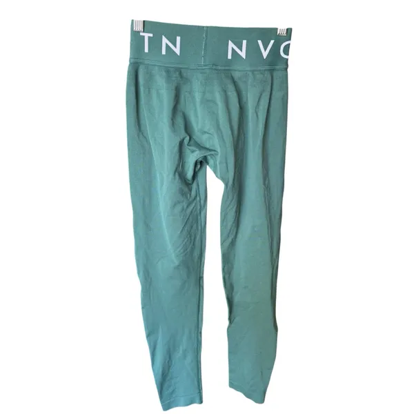 NVGTN - Seamless Leggings Teal Green High Waisted Compression Fit Sz M - Image 4