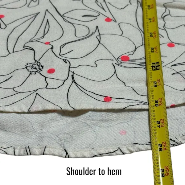 Anthropologie Maeve Bethesda Lily Flannel Button Blouse Cottagecore Whimsical‎ S - Image 10