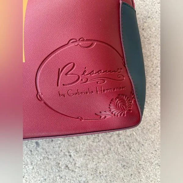 Besame Cosmetic Makeup Bag Gabriela Hernandez Bésame Tote Purse NWOT - Image 5