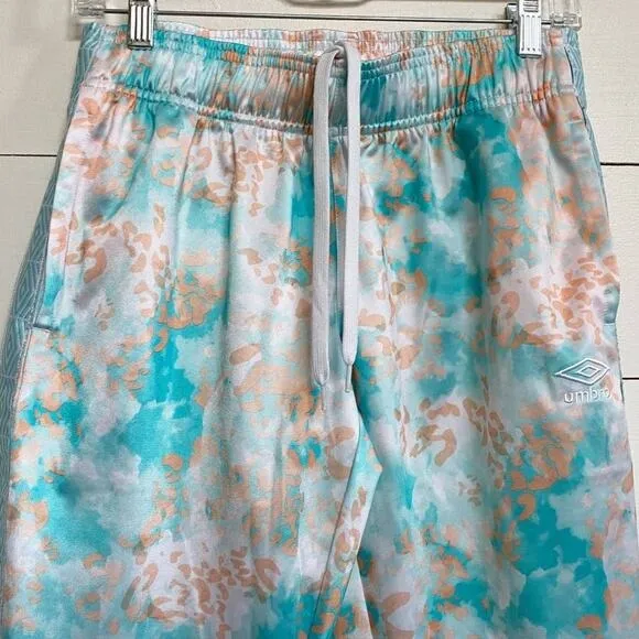 Umbro Women's Sublimated Track Pants‎ - Prism Blur/White Size Small - Image 8