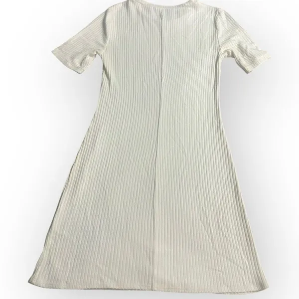 Reformation Banbrook Women’s Small Cream Short Sleeve Mini Dress A Line - Image 4