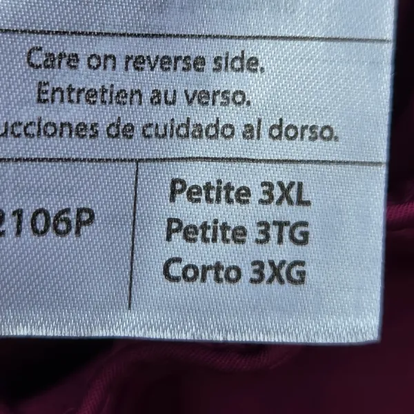 Carhartt Force Scrubs Magenta Petite 3XL Pants - Image 7