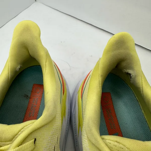 Hoka Womens size 9.5 B Clifton 8 Yellow Running Sneakers 1119394 - Image 6