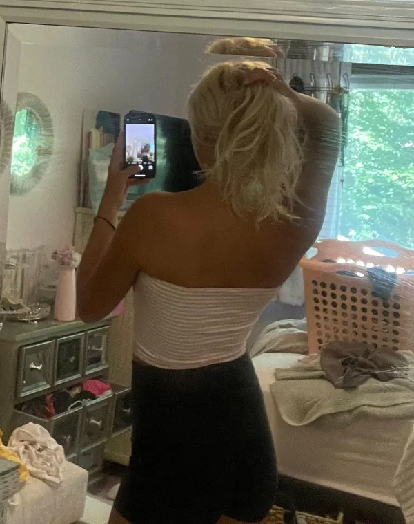 Striped Strapless Crop Multi - Image 3