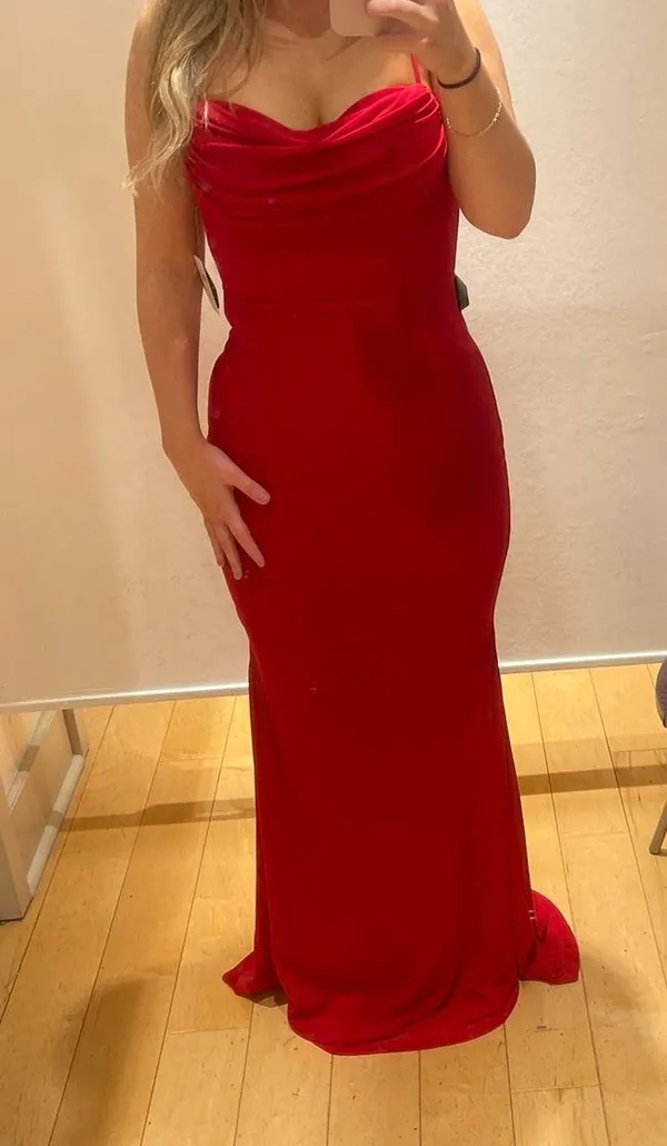 Windsor Red Formal Dress - Image 2