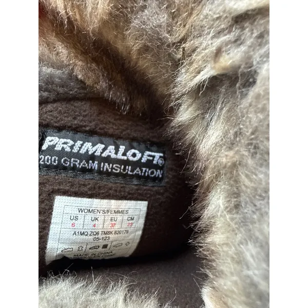 The North Face Brown Primaloft 200g Insulated Faux Fur Tall Boots‎ Womens 6 - Image 6