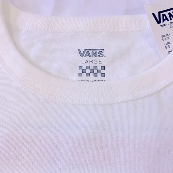 Vans T-shirt off the wall white w/logo L NWT - Image 7
