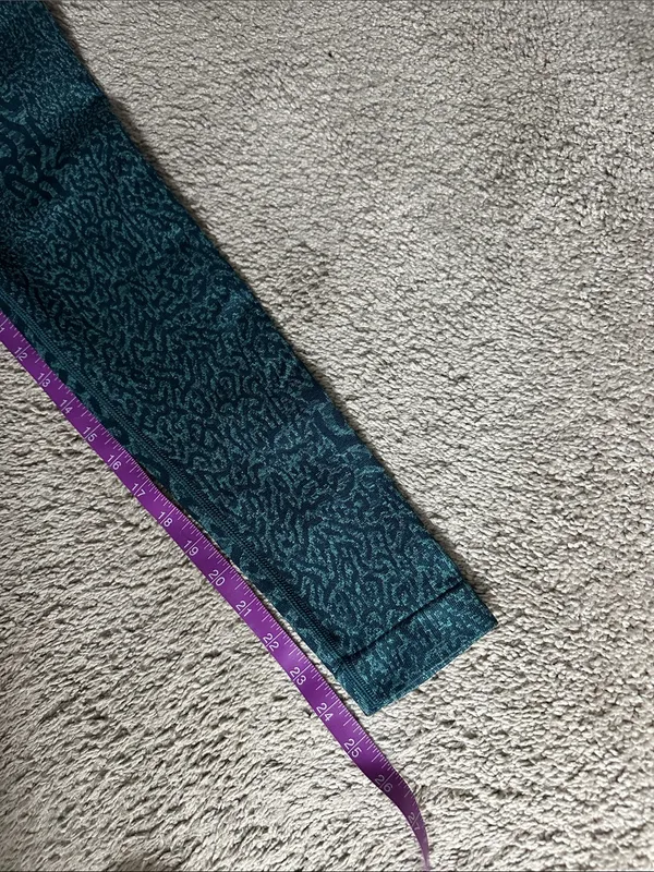 Gymshark Vital Seamless Teal Patterned Leggings - Image 7