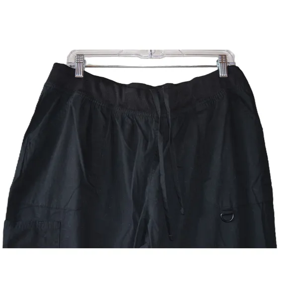 Dickies Scrub Pants EDS Essentials XL Black Excellent Cargo Straight Leg DK125 - Image 4