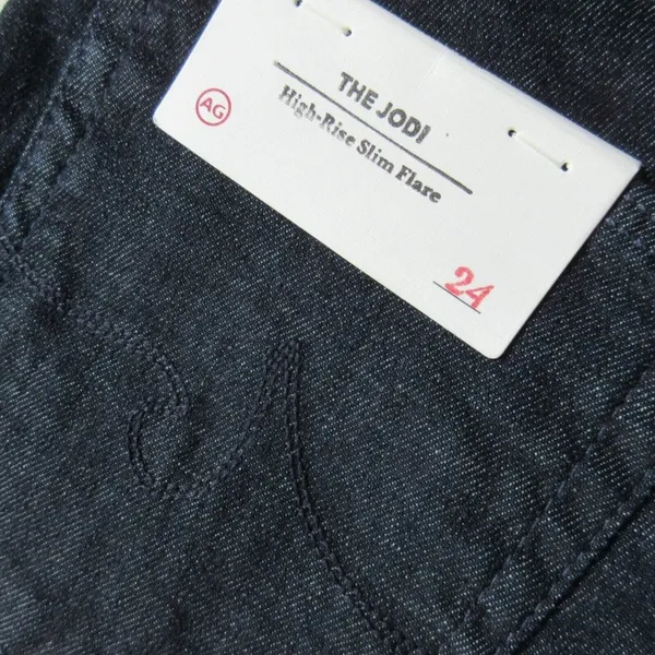 NWT AG Adriano Goldschmied Jodi in Gallery High Rise Slim Flare Jeans 24 x 34 - Image 7
