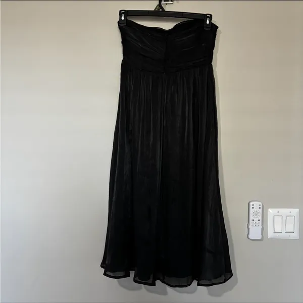 Petal & Pup Mila Black Strapless Dress with Bow & Cutout Detail - Image 5