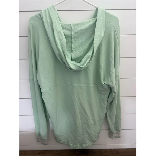 Victoria's Secret PINK Women's Mint‎ Green Graphic Hoodie Size M - Image 3