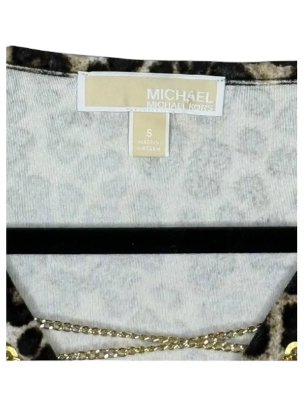 new MICHAEL Michael Kors ☀︎︎ Cheetah Print Velour Dress ☀︎︎ Gold Hardware ☀︎︎ S - Image 6