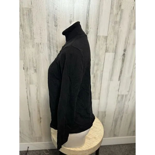 Black turtle neck sweater Black Size XL - Image 2