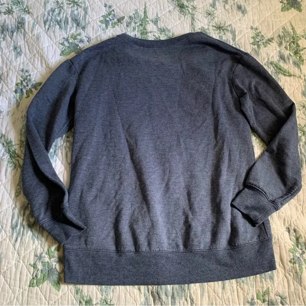 Star Wars Heather Gray Blue Sweatshirt S Porg Kylo Ren C-3PO BB-8 Rey Chewbacca - Image 4