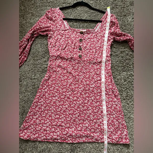 American Eagle‎ Floral Red Dress - Image 11